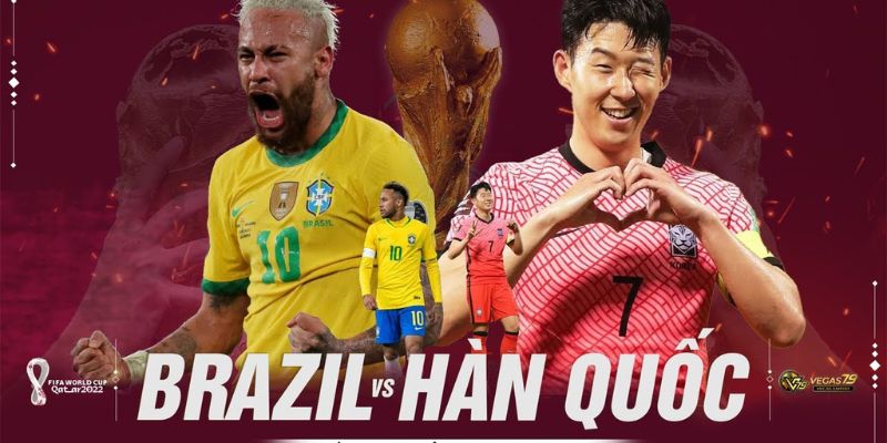 Đội hình ra sân dự kiến giữa Brazil và Hàn Quốc