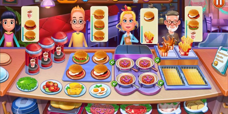 Danh sách trò chơi nấu ăn được yêu thích nhất
