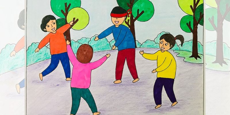 2 cách chơi trò bịt mắt bắt dê