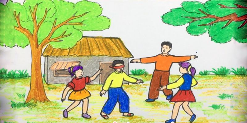 Chuẩn bị cho trò chơi bịt mắt bắt dê 