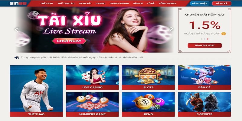 Vài nét về SIN88 nhà cái uy tín hiện nay