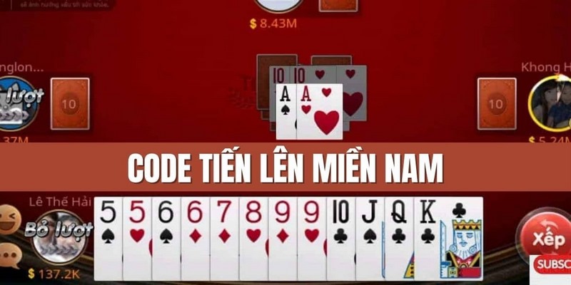 Hướng dẫn cách nhận code đánh bài tiến lên miền Nam Facebook