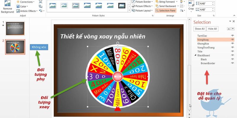 Hướng dẫn làm trò chơi trên Powerpoint để đoán hình