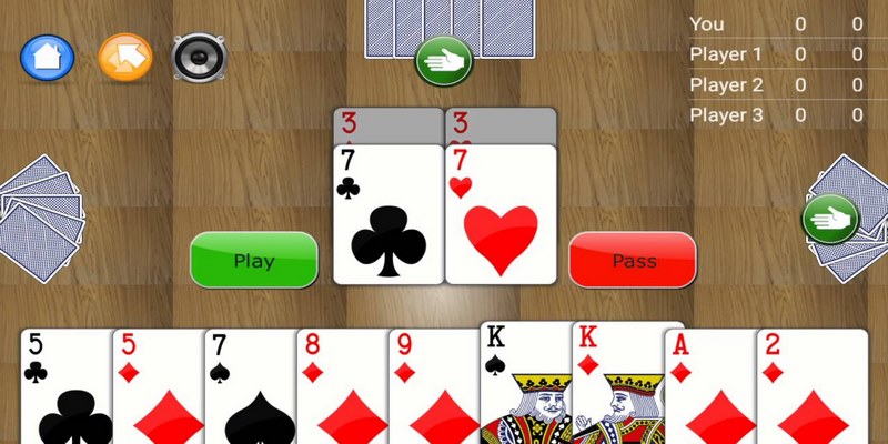 Luật và một số quy định khi chơi bài Tiến lên 52 la 